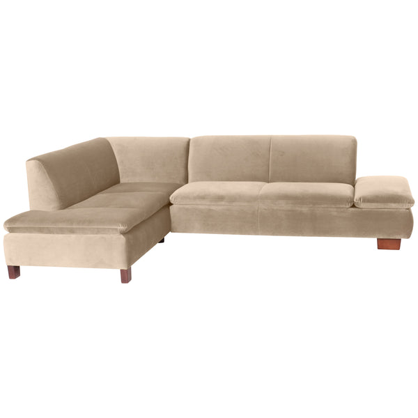 Max Winzer Ecksofa links mit Sofa 2,5-Sitzer rechts Terrence sand