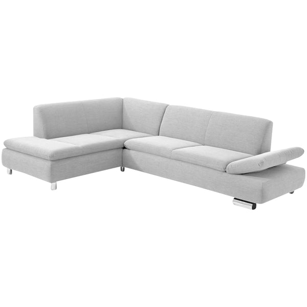 Max Winzer Ecksofa links mit Sofa 2,5-Sitzer rechts Terrence silber