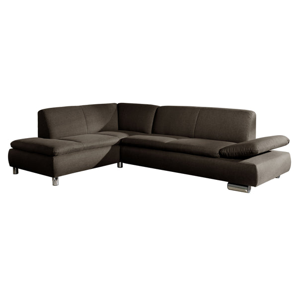 Max Winzer Ecksofa links mit Sofa 2,5-Sitzer rechts Terrence stein