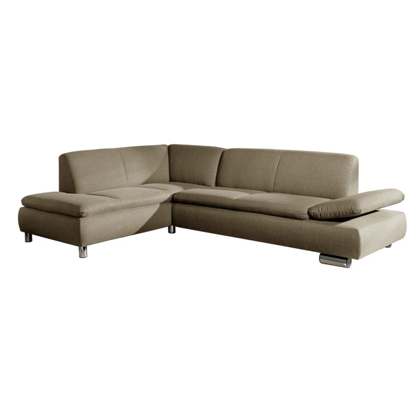 Max Winzer Ecksofa links mit Sofa 2,5-Sitzer rechts Terrence taupe