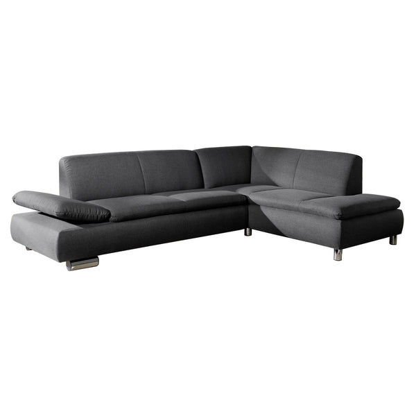 Max Winzer Sofa 2,5-zits links met hoekbank rechts Terrence antraciet