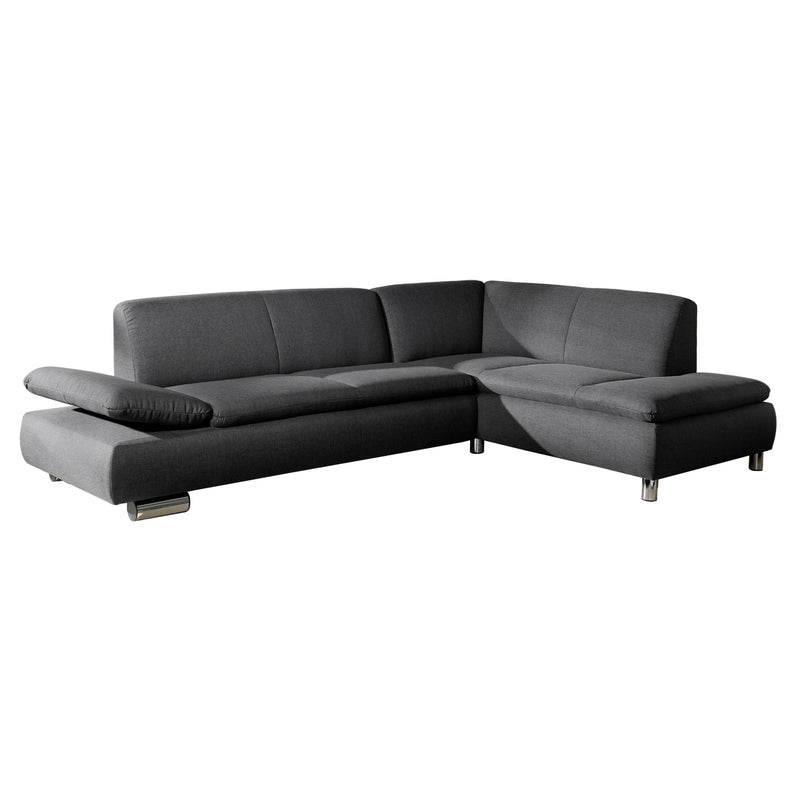 Max Winzer Sofa 2,5-Sitzer links mit Ecksofa rechts Terrence anthrazit