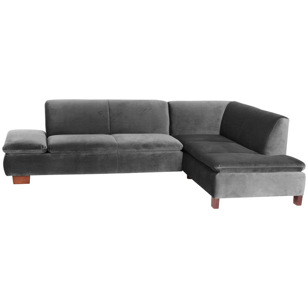 Max Winzer Sofa 2,5-Sitzer links mit Ecksofa rechts Terrence anthrazit