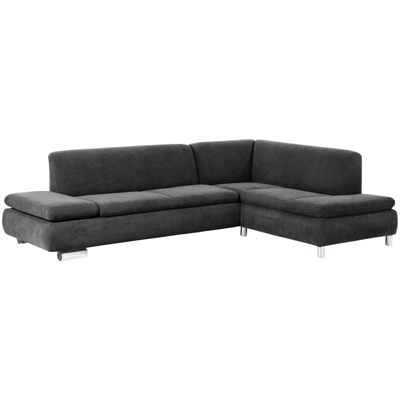 Max Winzer Sofa 2,5-Sitzer links mit Ecksofa rechts Terrence anthrazit