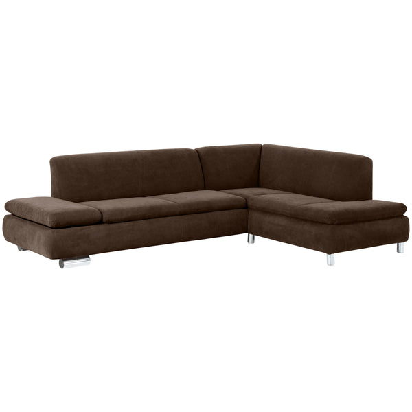 Max Winzer Sofa 2,5-Sitzer links mit Ecksofa rechts Terrence braun