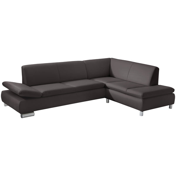 Max Winzer Sofa 2,5-Sitzer links mit Ecksofa rechts Terrence braun