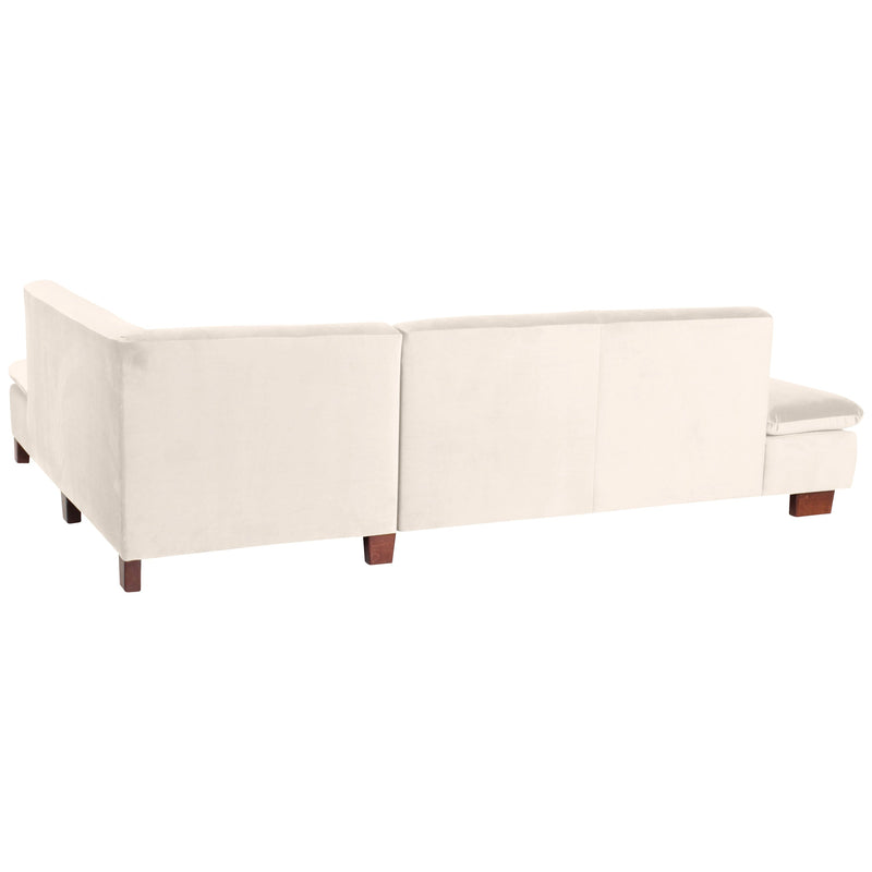 Max Winzer Sofa 2,5-Sitzer links mit Ecksofa rechts Terrence creme