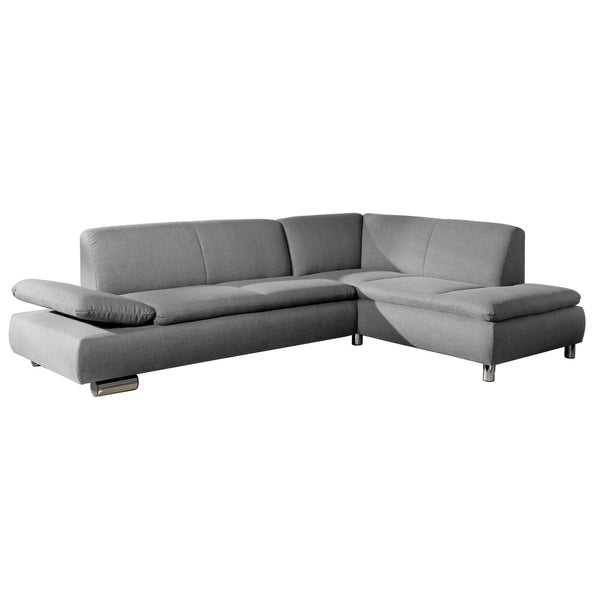 Max Winzer Sofa 2,5-Sitzer links mit Ecksofa rechts Terrence grau