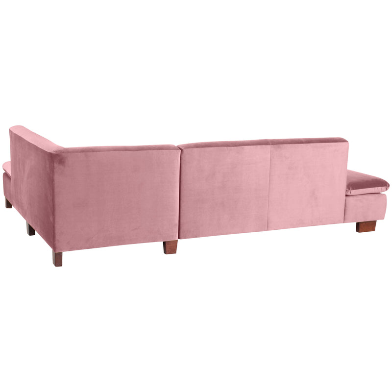 Max Winzer Sofa 2,5-Sitzer links mit Ecksofa rechts Terrence rosé