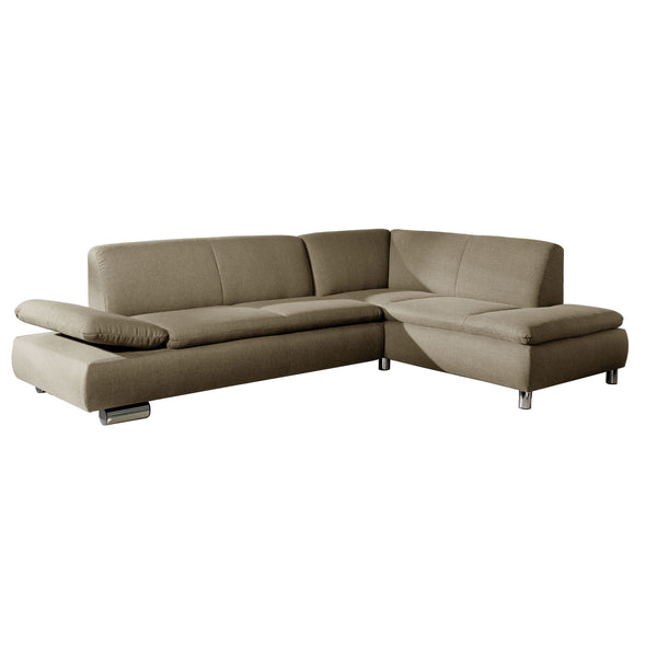 Max Winzer Sofa 2,5-Sitzer links mit Ecksofa rechts Terrence taupe