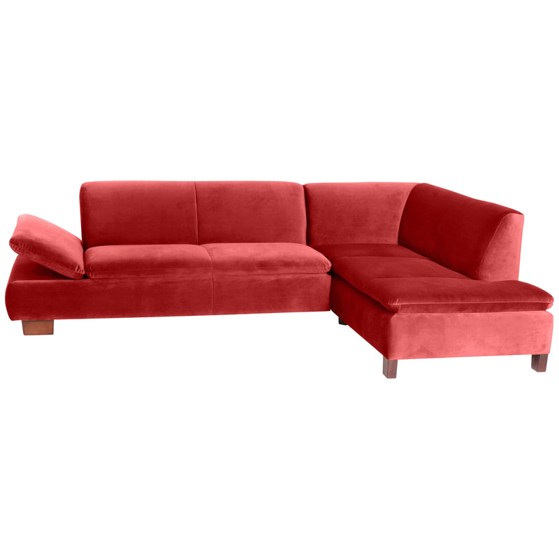 Max Winzer Sofa 2,5-Sitzer links mit Ecksofa rechts Terrence ziegel