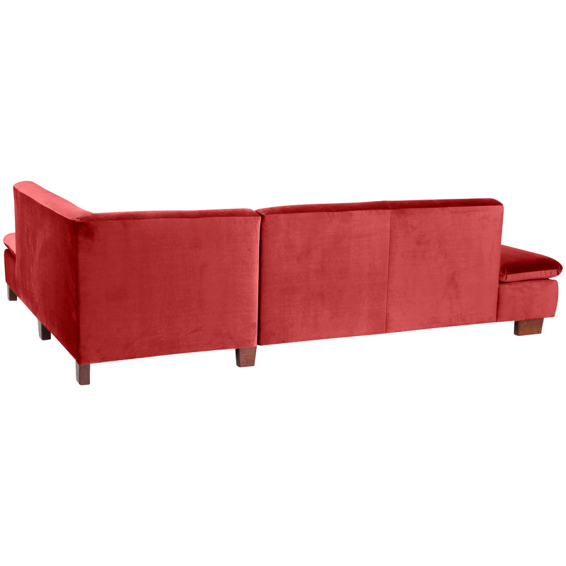 Max Winzer Sofa 2,5-Sitzer links mit Ecksofa rechts Terrence ziegel