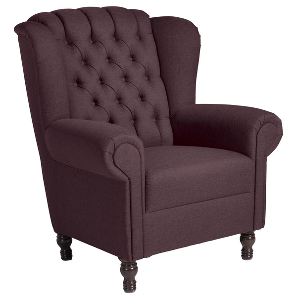 Max Winzer wingback stoel Vary bordeauxrood