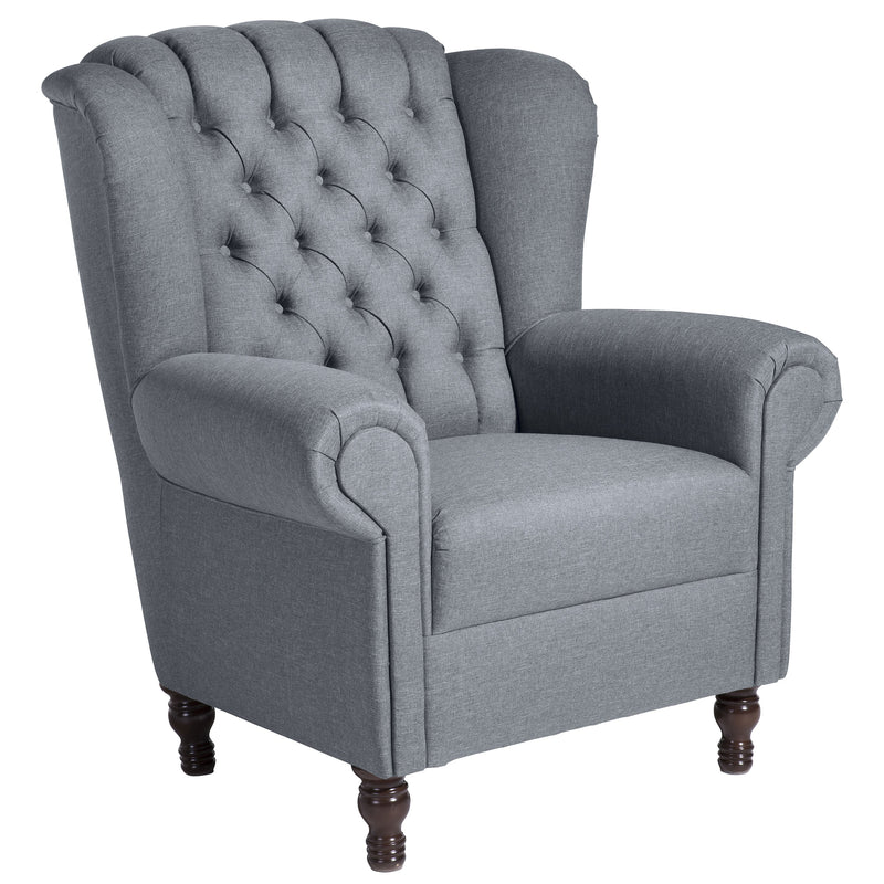 Fauteuil à oreilles Max Winzer Vary denim