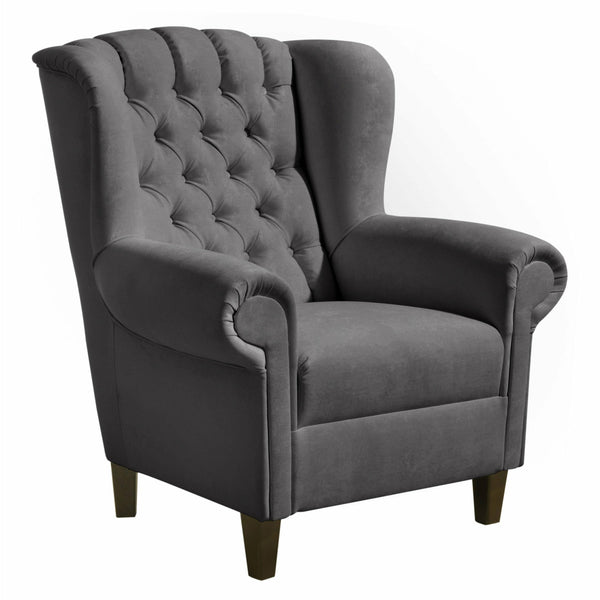 Max Winzer Wingback Chair Vary grijs