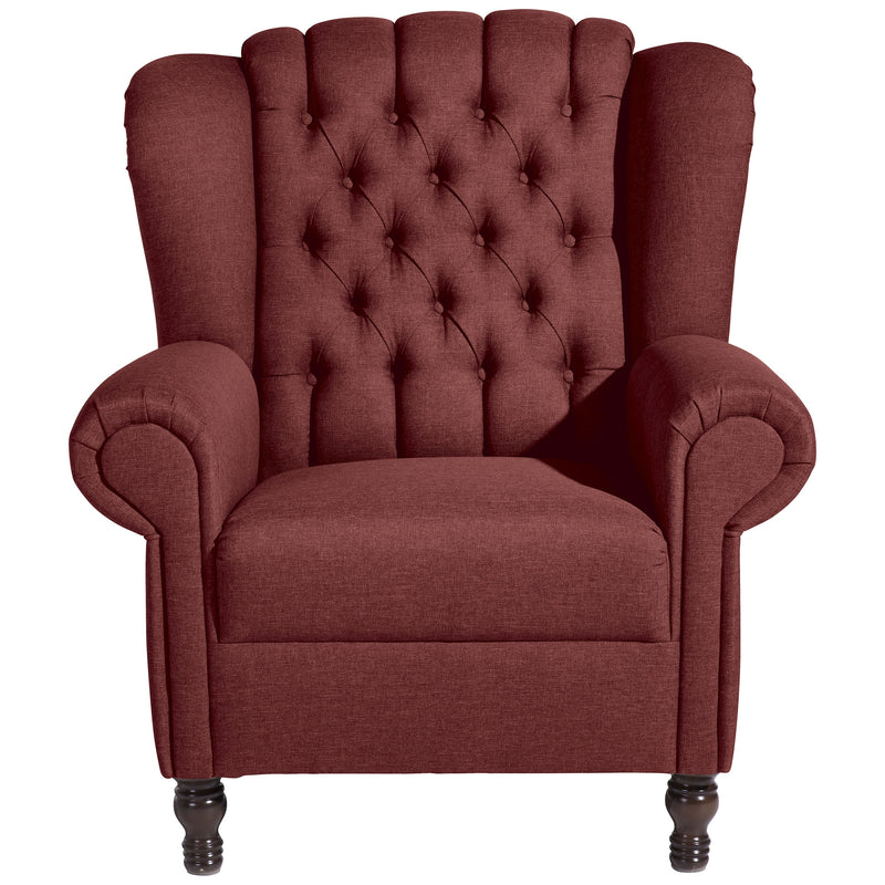 Max Winzer Wingback Chair Vary rood