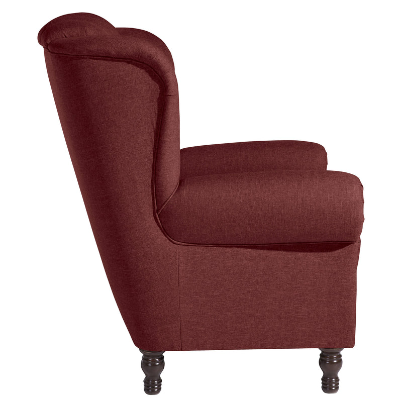 Max Winzer Wingback Chair Vary rood