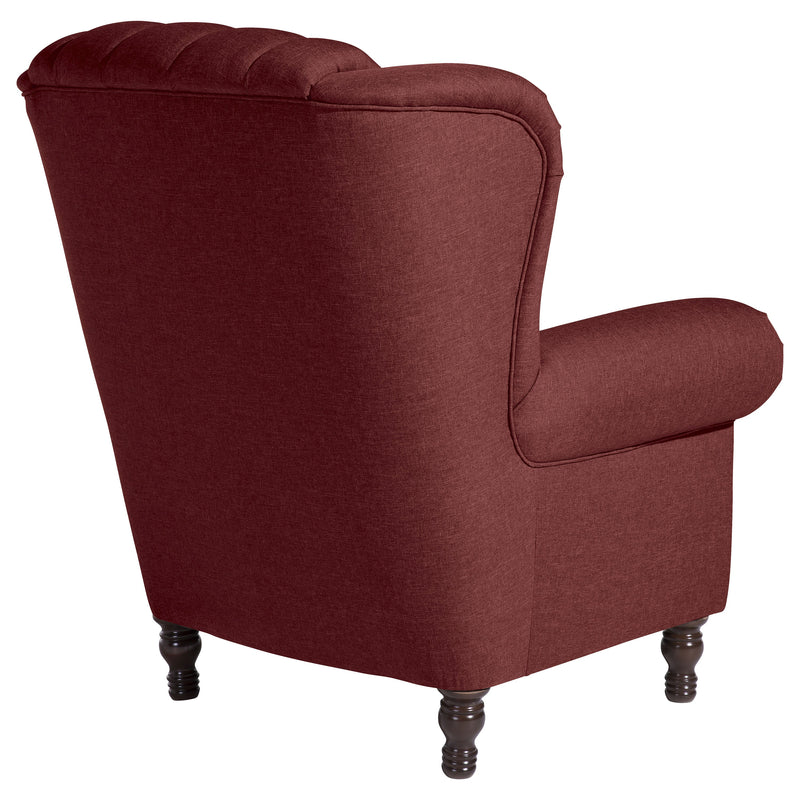 Max Winzer Wingback Chair Vary rood