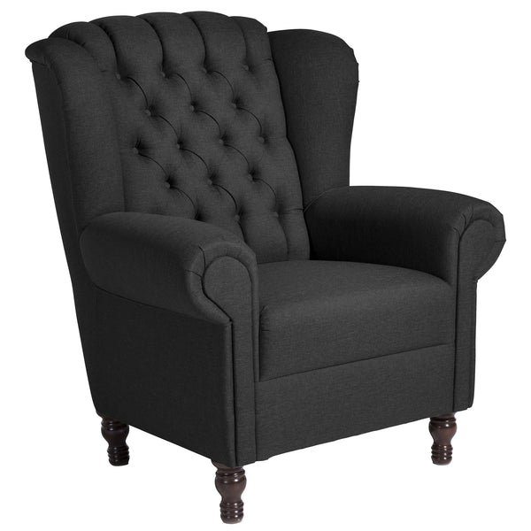 Max Winzer Wingback Stoel Vary Zwart