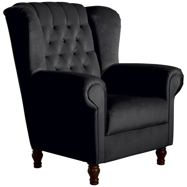 Max Winzer Wingback Stoel Vary Zwart