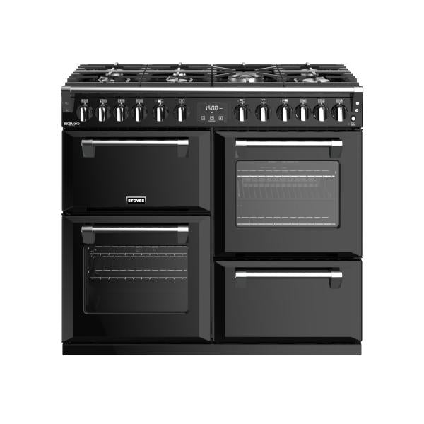 STOVES RICHMOND Deluxe S1000 DF GAS Schwarz