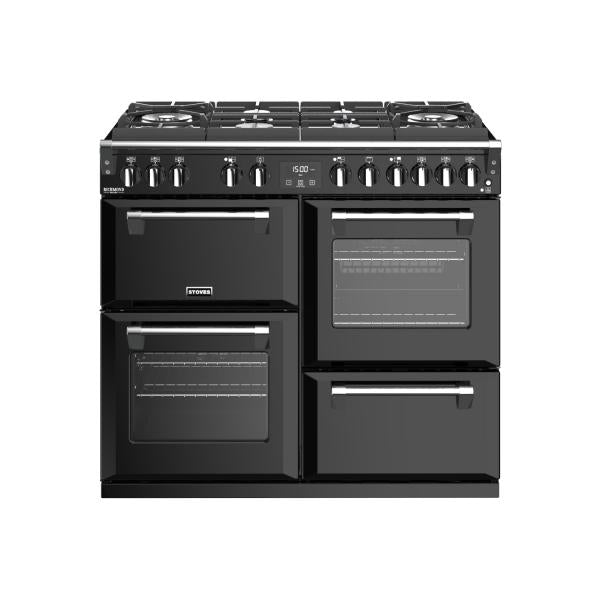 STOVES RICHMOND Deluxe S1000 GTG GAS Schwarz