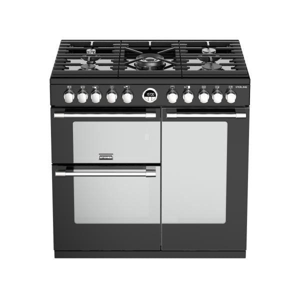 STOVES STERLING S900 DF GAS Schwarz Gas