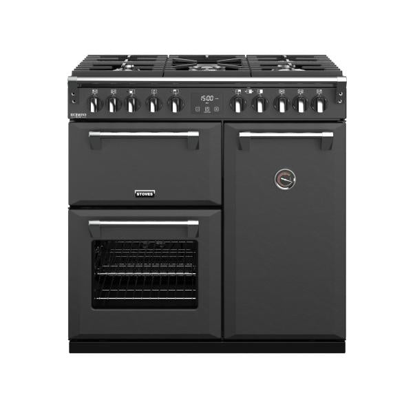 POÊLES RICHMOND Deluxe S900 DF EU GAZ CB Anthracite 