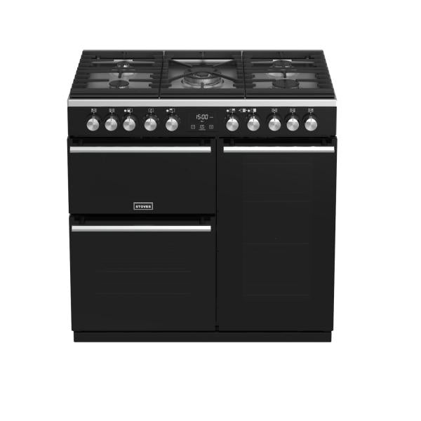 POÊLES PRECISION S900 Deluxe DF GAZ Noir 