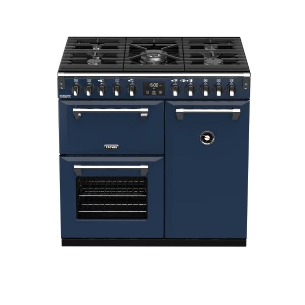 POÊLES RICHMOND Deluxe S900 DF GAZ CB Bleu nuit 