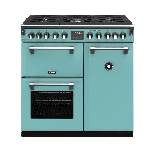 POÊLES RICHMOND Deluxe S900 DF GAZ CB Country Blue/Chrome 