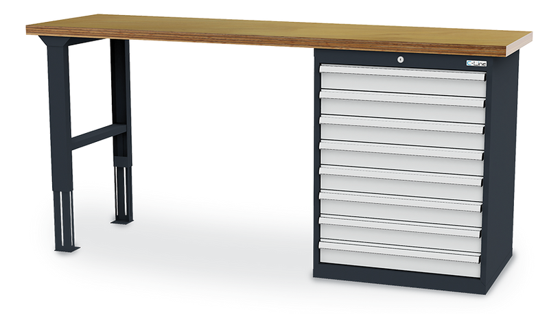 Reihenwerkbank, BxTxH 2000x600x960 mm