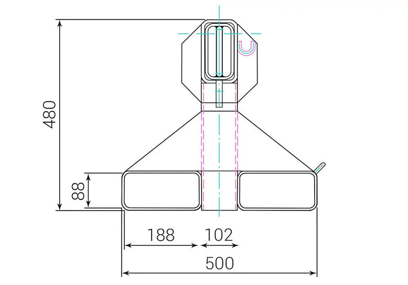 DENIOS Kranarm, Ausziehbar, Traglast 650 - 3000 Kg, Grau