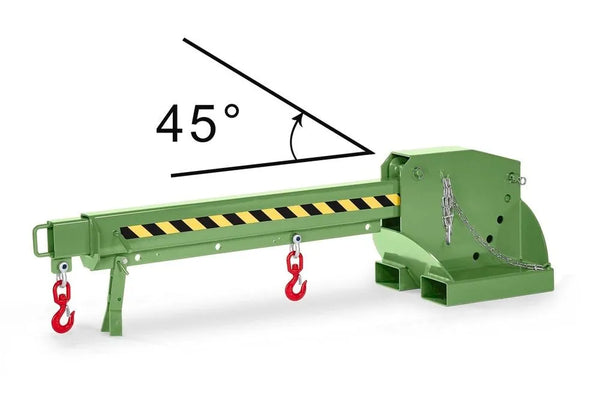 DENIOS Kranarm, Auszieh- Und Höhenverstellbar, Traglast 1000 - 5000 Kg, Grün