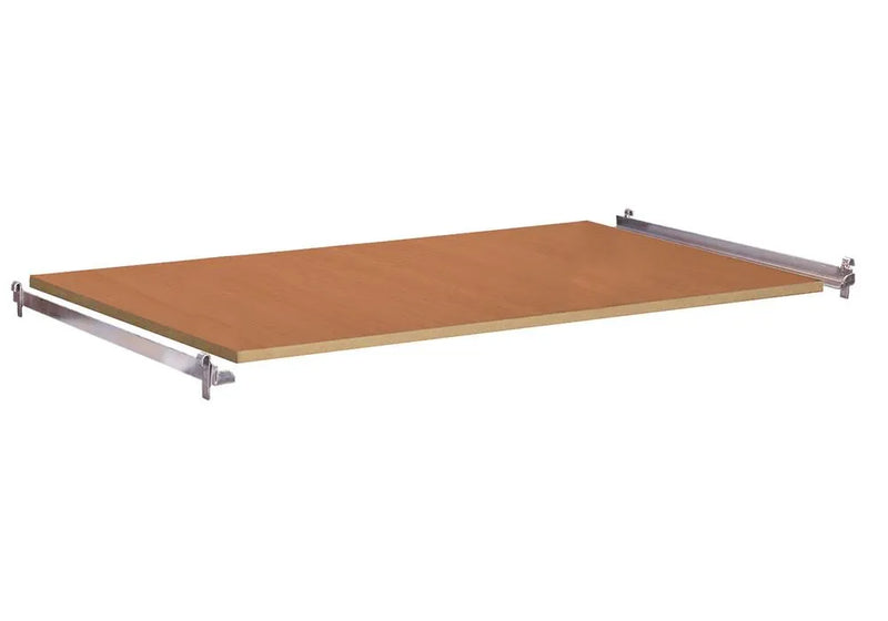 DENIOS kastwagen met plaatstalen wand, dubbele deur, nachtschootslot, 3 niveaus, Easystop, 1045 x 685 mm 