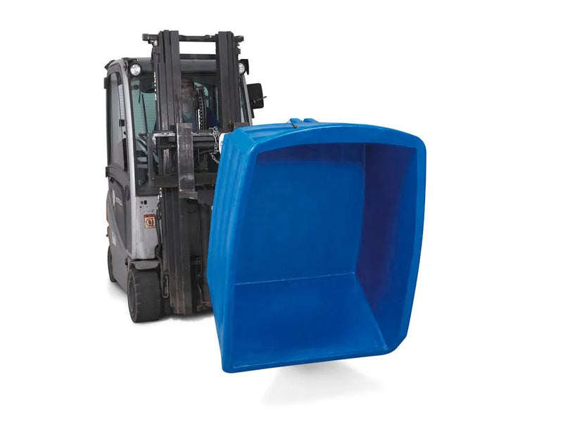 DENIOS Heavy-Duty kiepcontainer van polyethyleen (Pe), volume 750 liter, blauw 