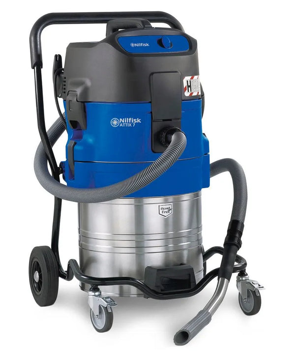 DENIOS Sicherheitssauger S 560-asbest, Maximale Leistung 1200 W, Behälterinhalt 70 Liter