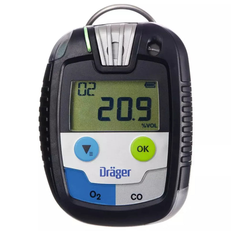 DENIOS Dräger gasdetector Pac 8500 O2/co, met dubbele sensor, voor zuurstof / koolmonoxide 