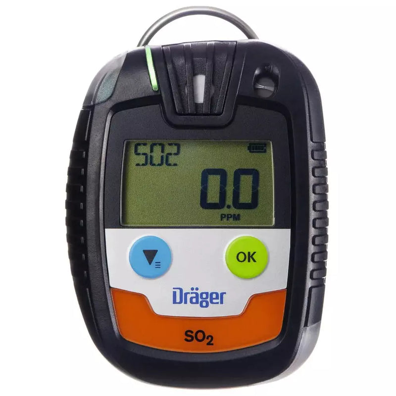 DENIOS Dräger gasdetector Pac 6500 So2, voor zwaveldioxide, 0 - 100 ppm 