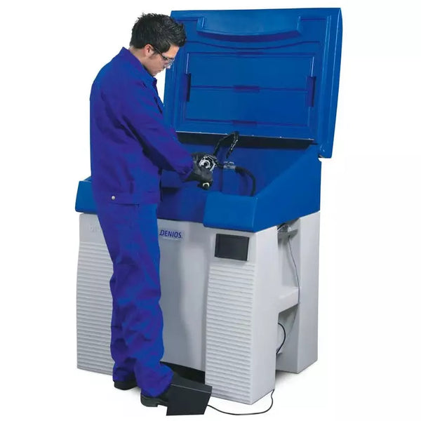 DENIOS Safety Cleaner L500, Teilewaschgerät Für Kaltreiniger, Aus Korrosionsfreiem Polyethylen