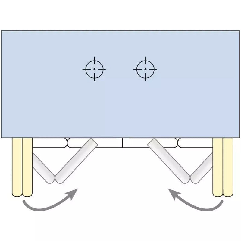 Armoire coupe-feu pour produits dangereux DENIOS Asecos Gt 1200-6, "Touch-less", 6 plateaux coulissants, 2 portes, grise 