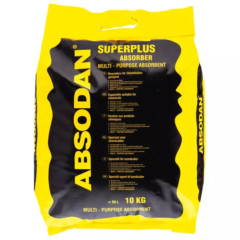 DENIOS Granulat Absodan Superplus, Ölbinder, Ausführung Universal, Sehr Fein, 1 Palette, 78 Sack À 10 Kg