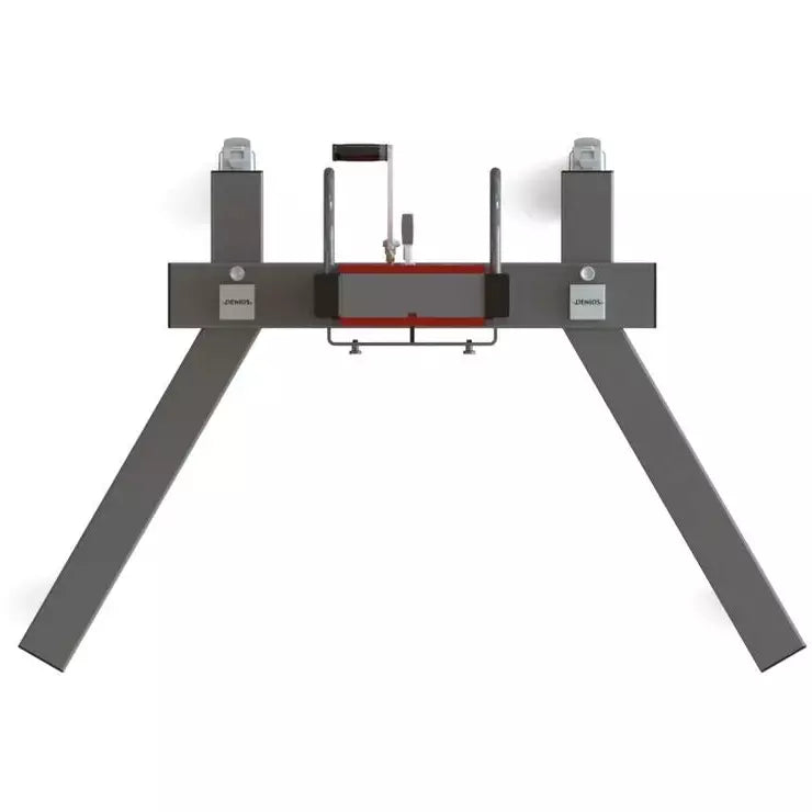 Lève-fûts DENIOS Secu Ex, pince à fûts, fûts de 200 à 220 l, châssis en V, hauteur de levage 0-820 mm, Atex