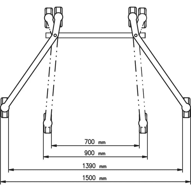 DENIOS Fassheber Servo, Fassgreifer, 200-l-stahlsickenfässer, Fahrwerk Verstellbar, Hubhöhe 0-1060 Mm