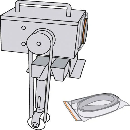 Écumeur DENIOS, profondeur d'immersion 115 mm