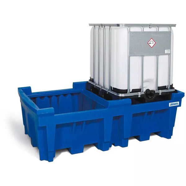 DENIOS Auffangwanne Classic-line Aus Polyethylen (Pe) Für 2 Ibc