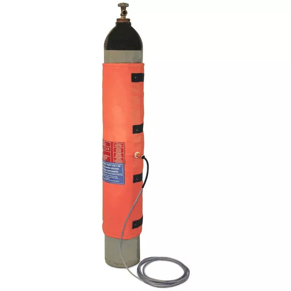 DENIOS verwarmingsmantel voor gasflessen, T4 explosiebeveiliging, 685 - 830 mm, 100 watt 