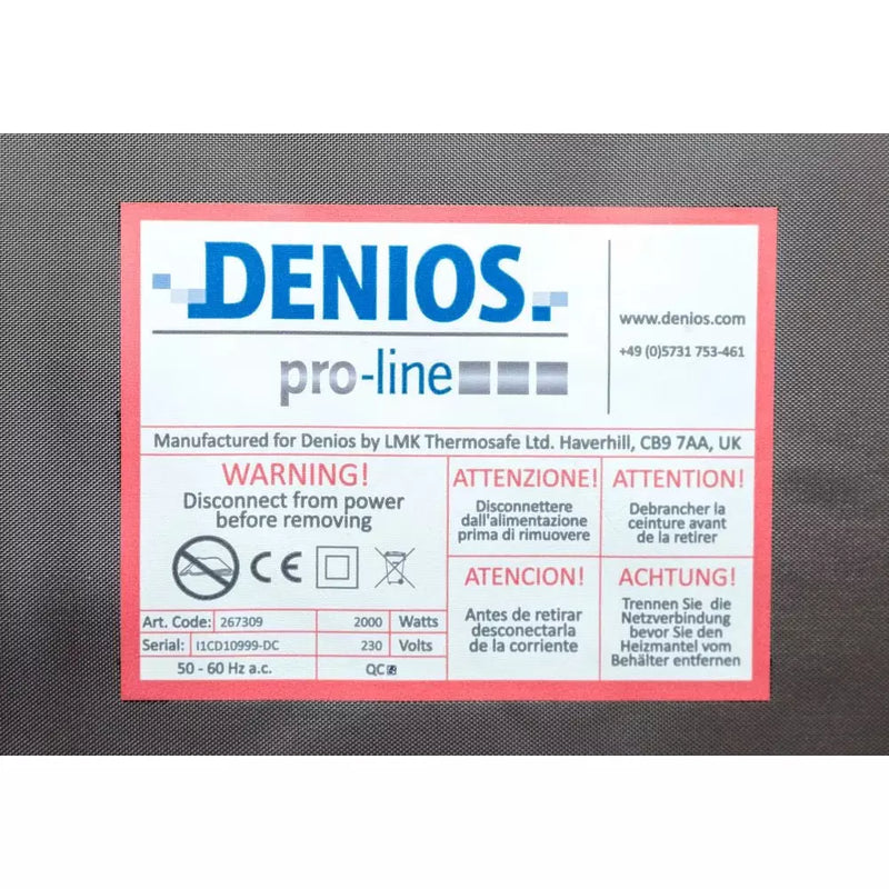 DENIOS Verwarmingsmantel Denios Pro-line, Digitale Temperatuurregelaar, Voor IBC 