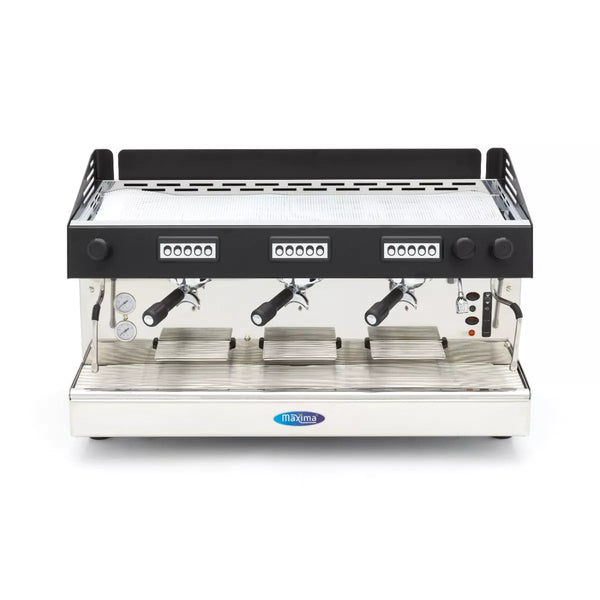 MAXIMA Gastro Espressomaschine - 3 Kolben - 540 Tassen pro Stunde