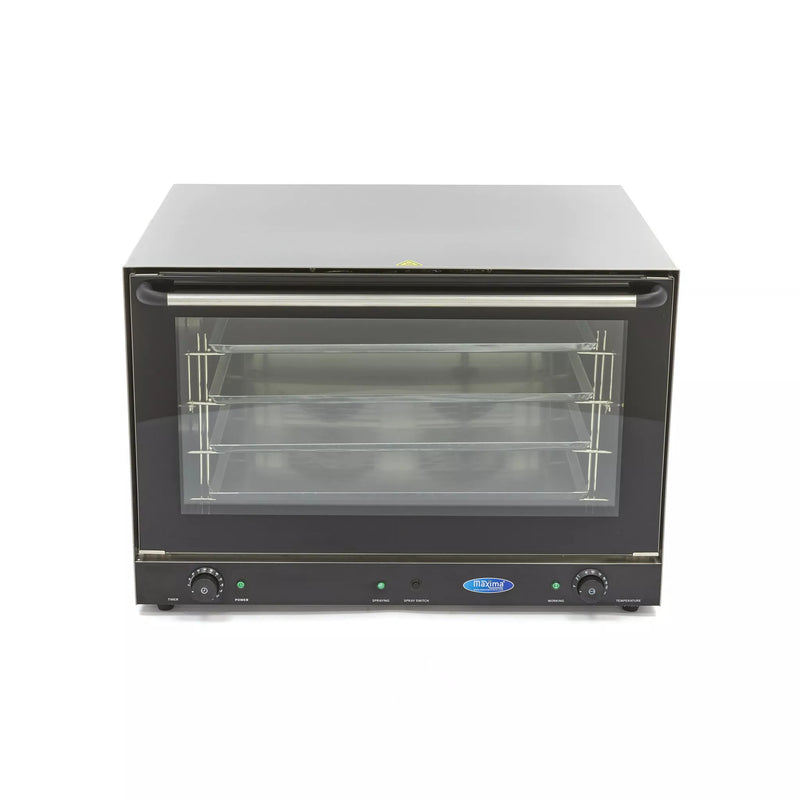 MAXIMA Gastro Convectie Oven - Stoom - Geschikt voor 4 Schalen (60 x 40 cm) - Ingebouwde Timer